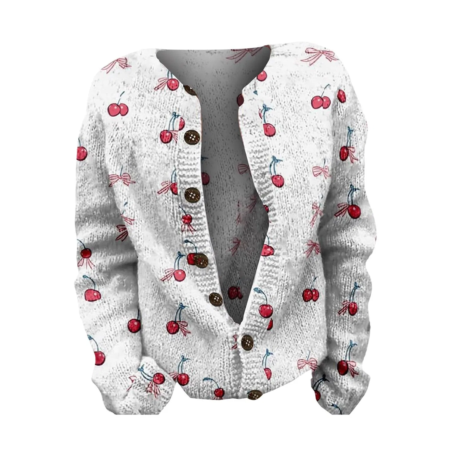 Женский кардиган с принтом Vintage Floral Print, Motivo 15 — фото 3