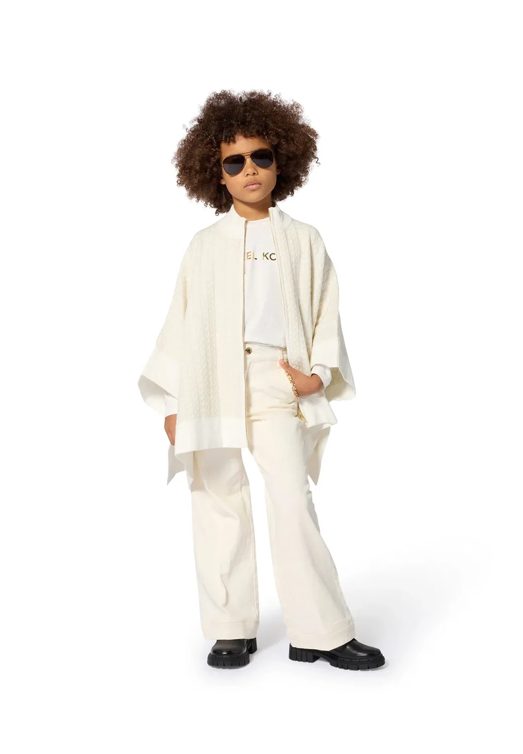 Кейп-Код для детей и подростков - кардиган Michael Kors Kids, Cream