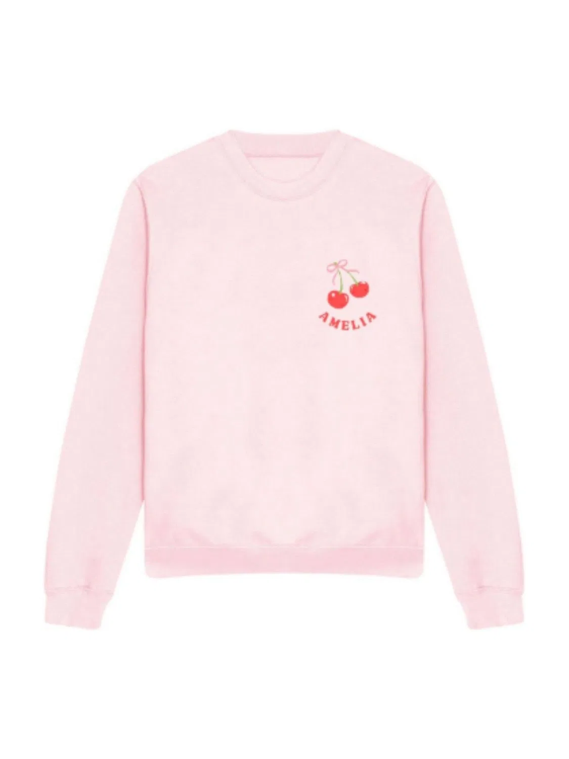 Толстовка с персонализацией Mini Cherries Koko Blossom, розовая