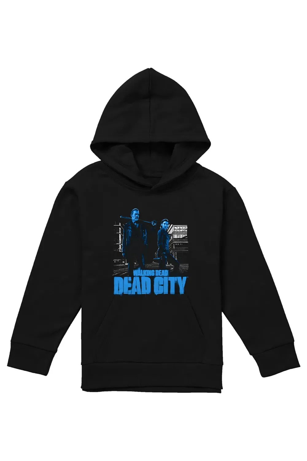 Детский худи с принтом Dead City The Walking Dead, Black