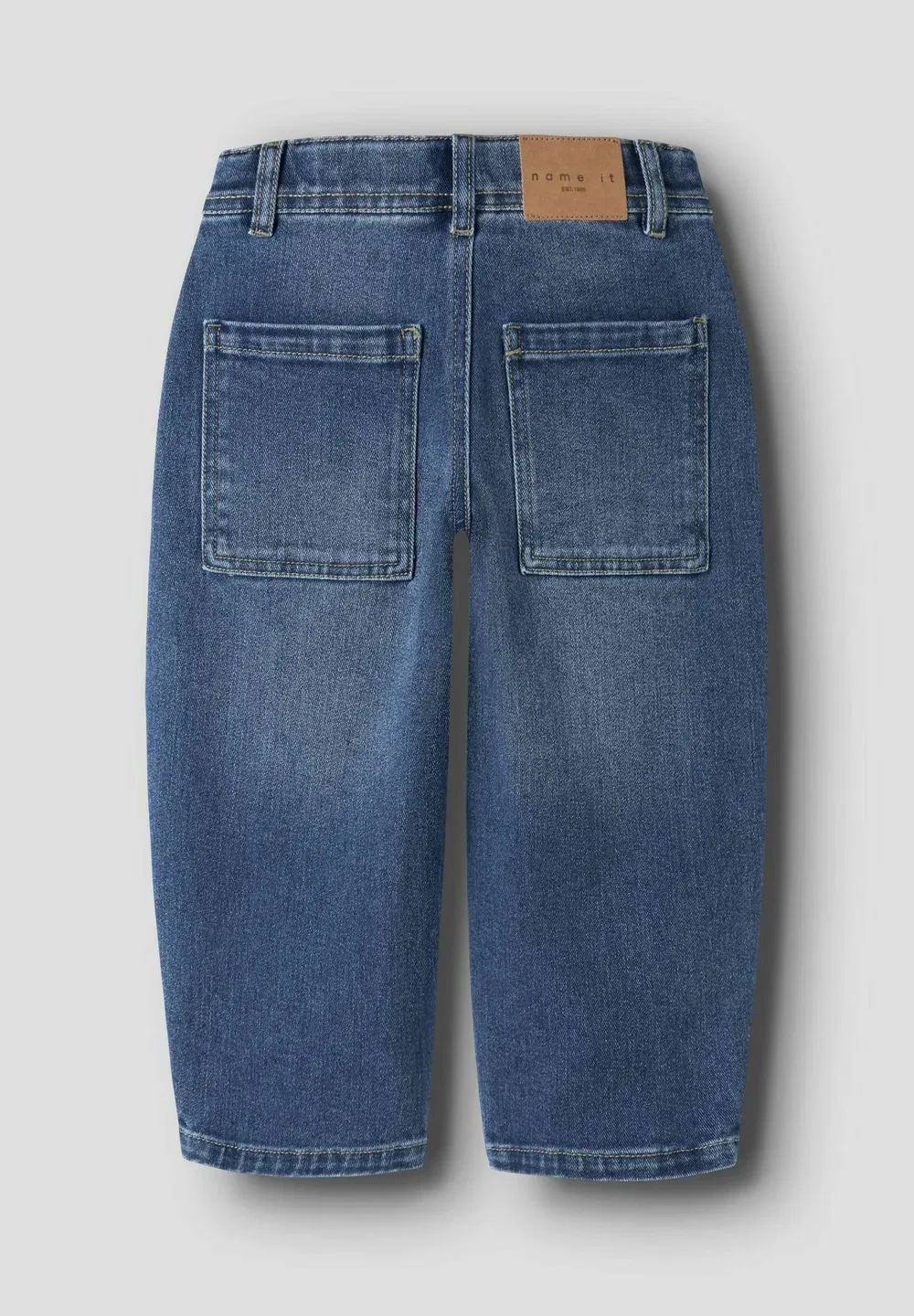 Джинсы прямого кроя - джинсы свободного кроя Name It, Medium Blue Denim — фото 4