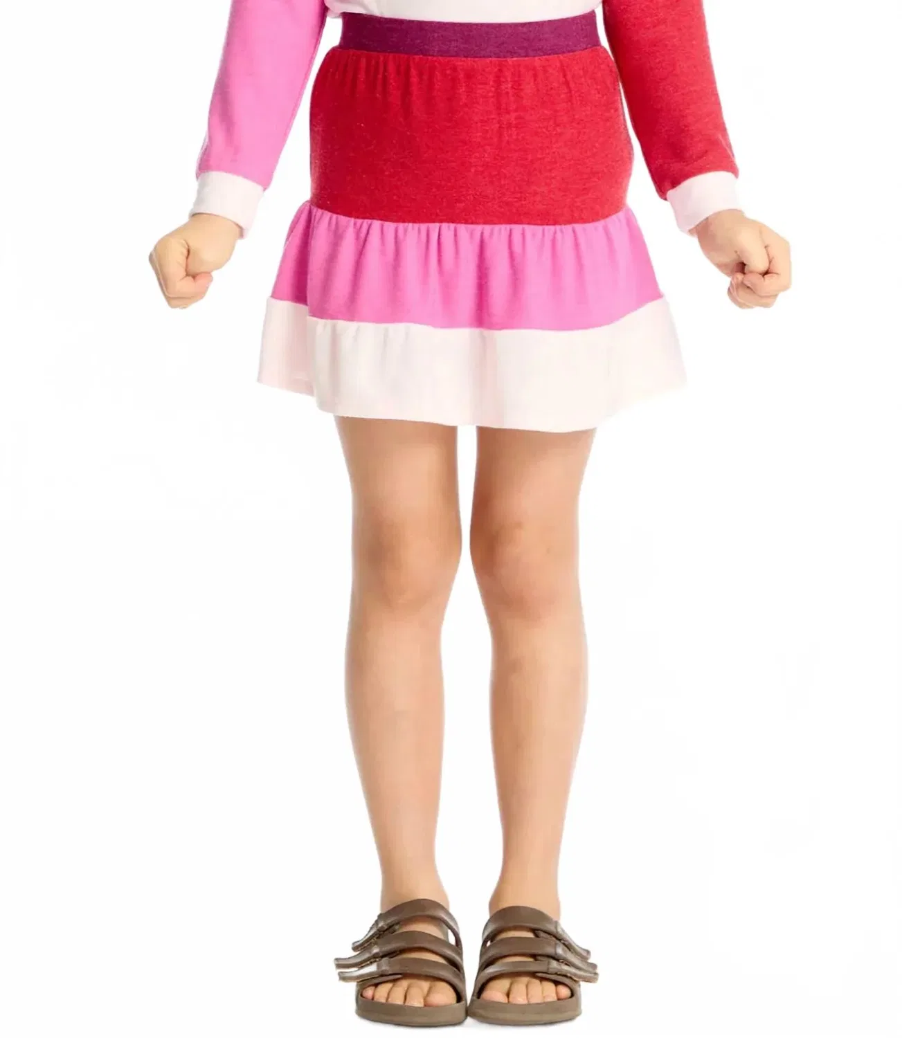 Детская юбка-шорты с воланами Peplum Skort Chaser, Pinky