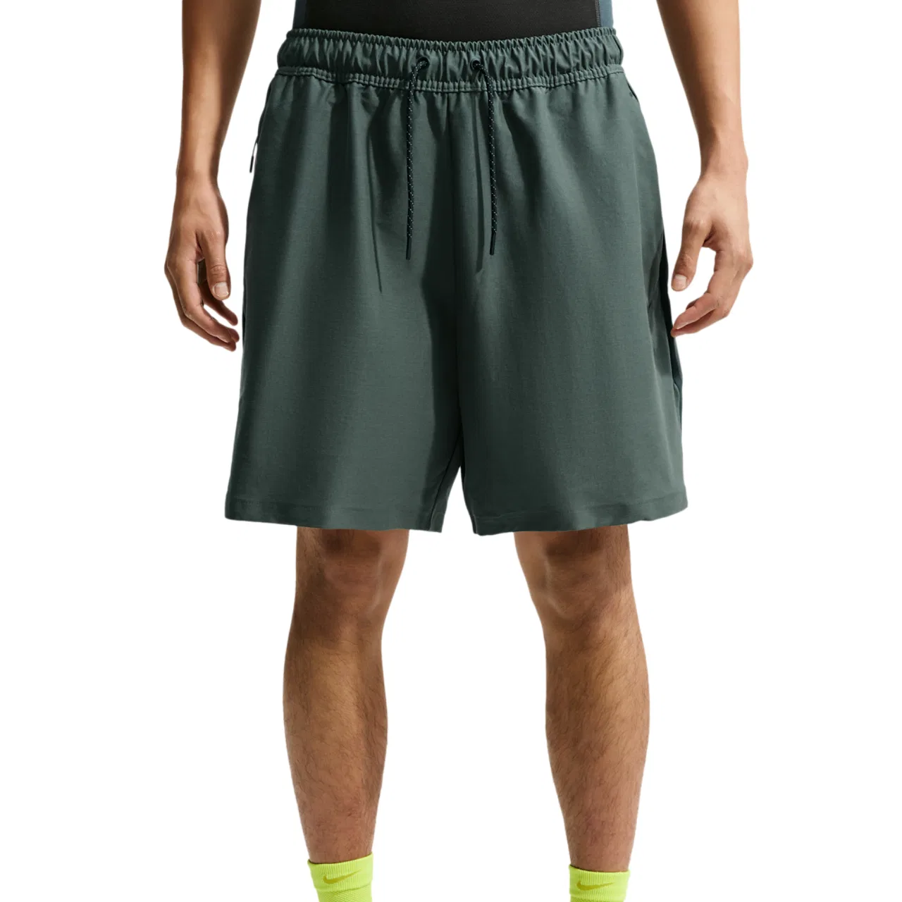 Мужские шорты с принтом Nike Tech Shori Knit, Camo Green/Black