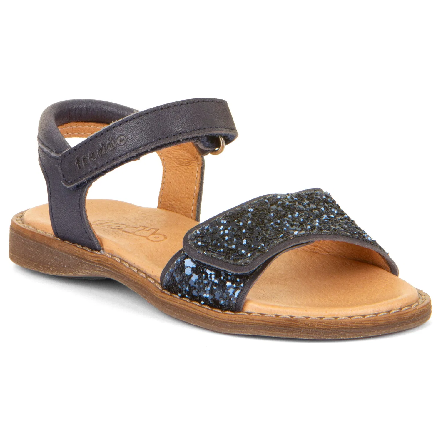 Детские сандалии с блестками Froddo, Dark Blue