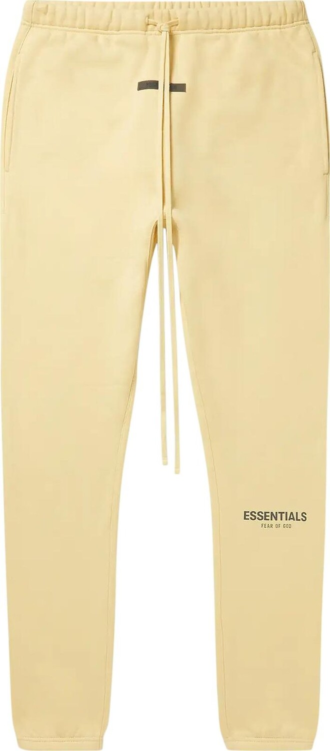 Спортивные брюки Fear of God Essentials x Mr. Porter Exclusive Sweatpants 'Garden Glove', кремовый — фото 2
