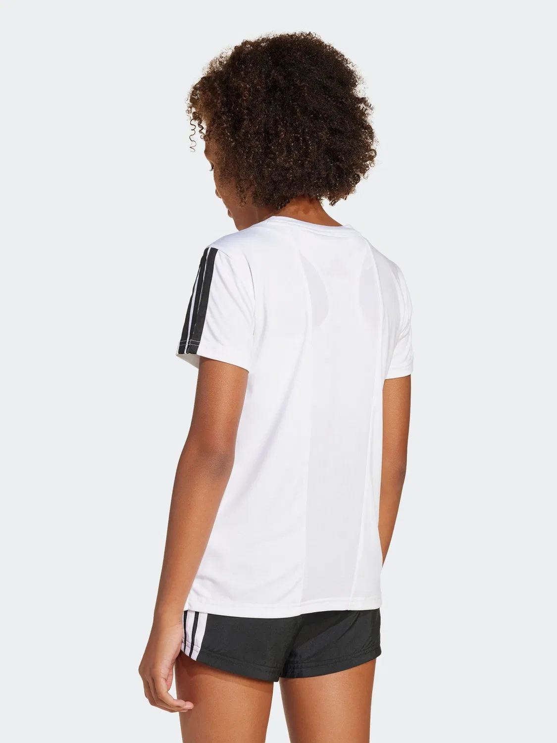 Футболка тренировочная Training Essentials 3-Stripes adidas, белый — фото 2