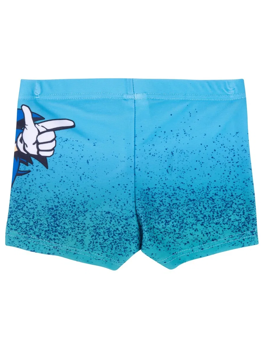 Плавки Sonic Swim Trunks "Ежик" синего цвета — фото 2