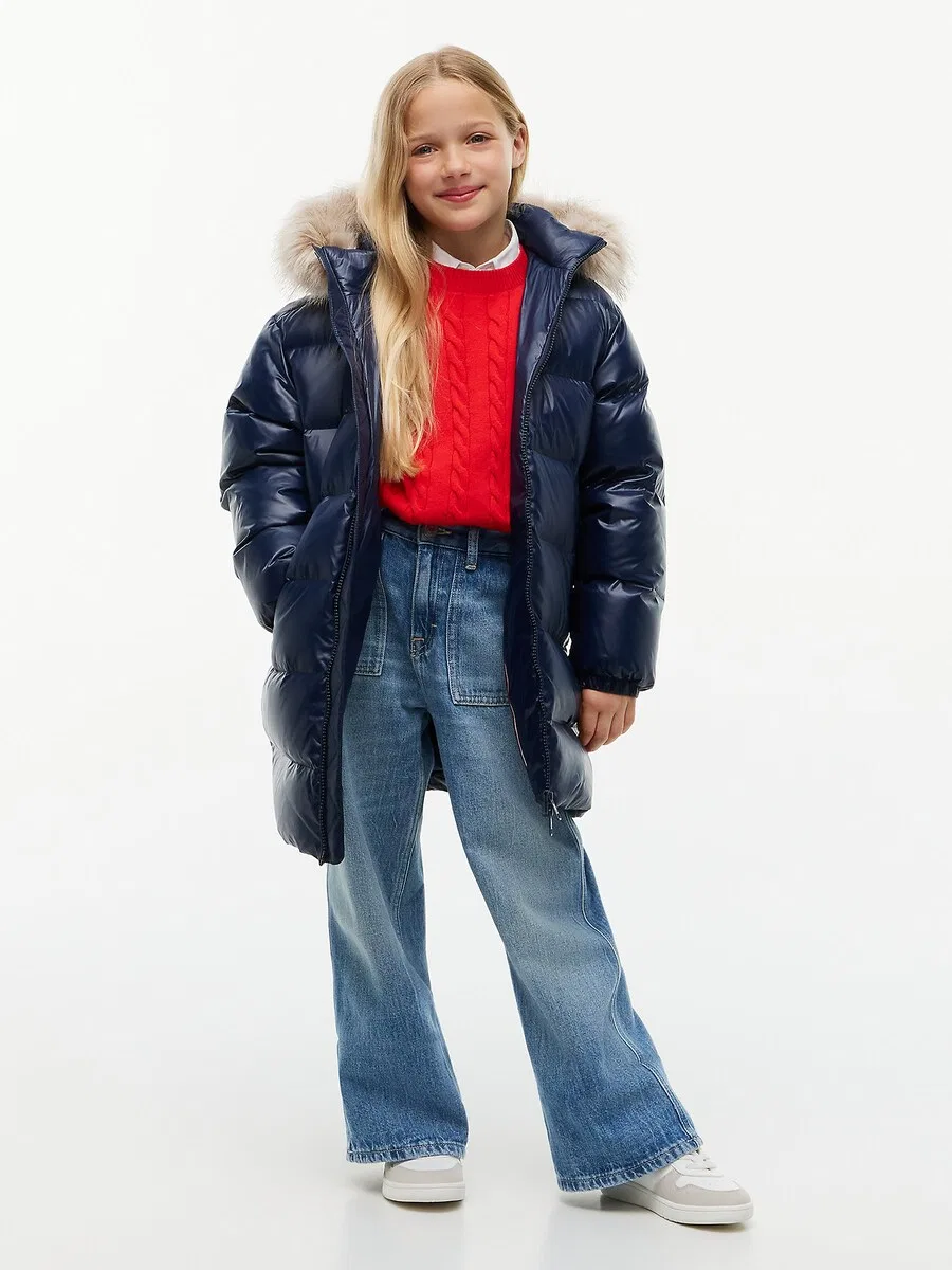 Пальто TOMMY HILFIGER 'Essential' темно-синего цвета — фото 2
