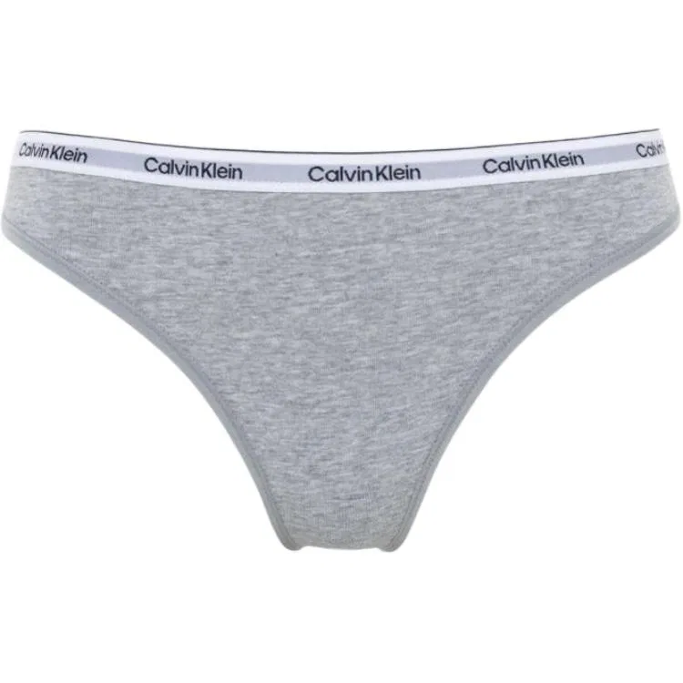 Женские трусы-слипы с принтом Calvin Klein, 1 Pack (Gray)
