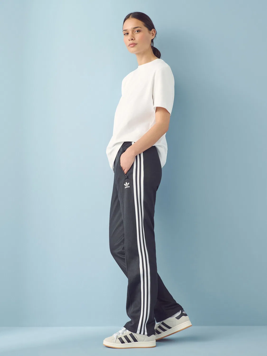 Тренировочные штаны Firebird, adidas Originals, черный — фото 2