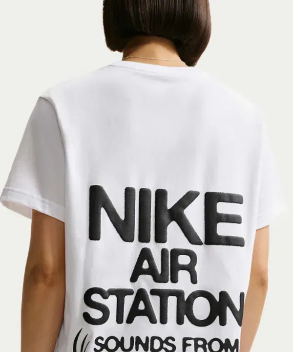 Футболка оверсайз классическая Nike, белый — фото 2