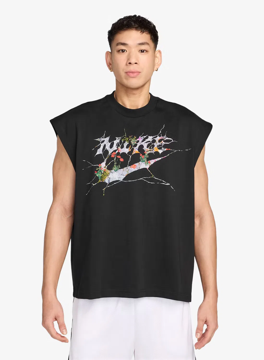 Футболка с графическим принтом Dri-Fit si Nike, черный