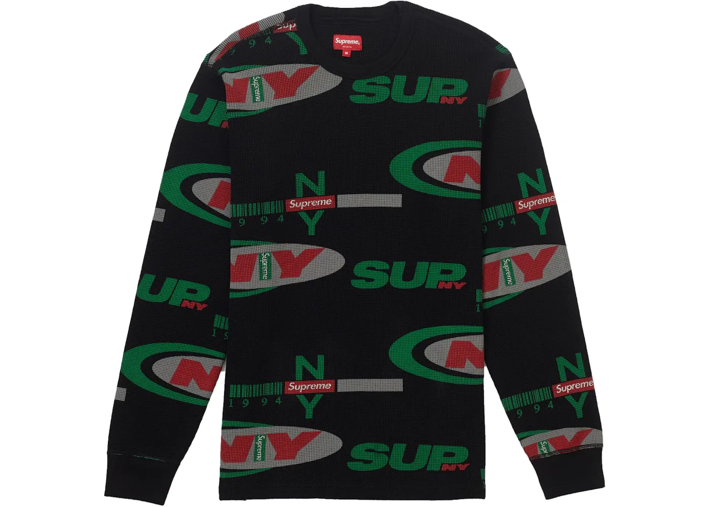 Мужской свитер с длинным рукавом Supreme, Black