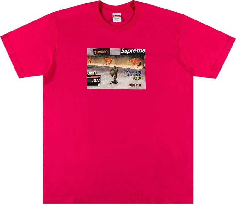 

Футболка Supreme x Thrasher Game Tee 'Pink', розовый