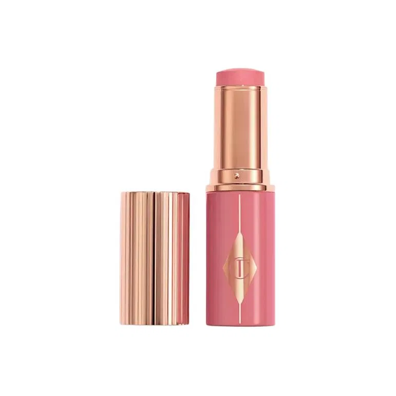 Женские румяна-стик с перламутровым сиянием Rosy Glow Apricot Pink, Charlotte Tilbury