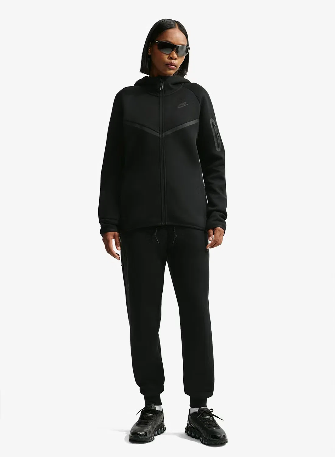 Леггинсы утепленные Tech Fleece Nike, черный