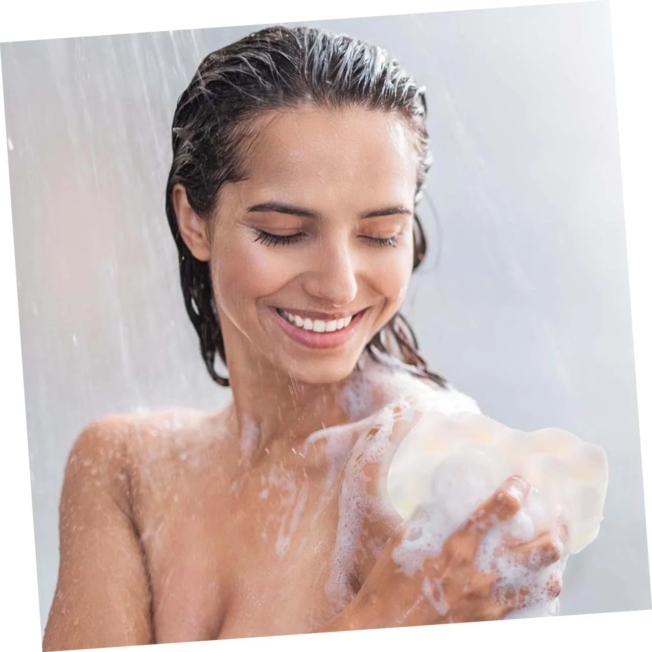 Двусторонняя мочалка для тела, Generisch, 8 шт, 14x8x6 см — фото 4