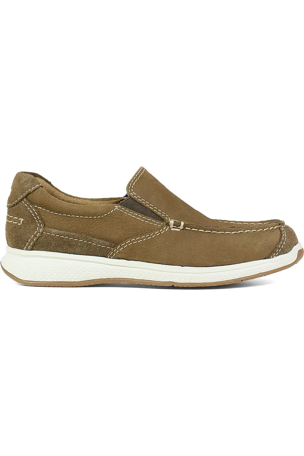Детские мокасины slip-on на амортизирующей стельке Great Lakes Florsheim, Stone — фото 3
