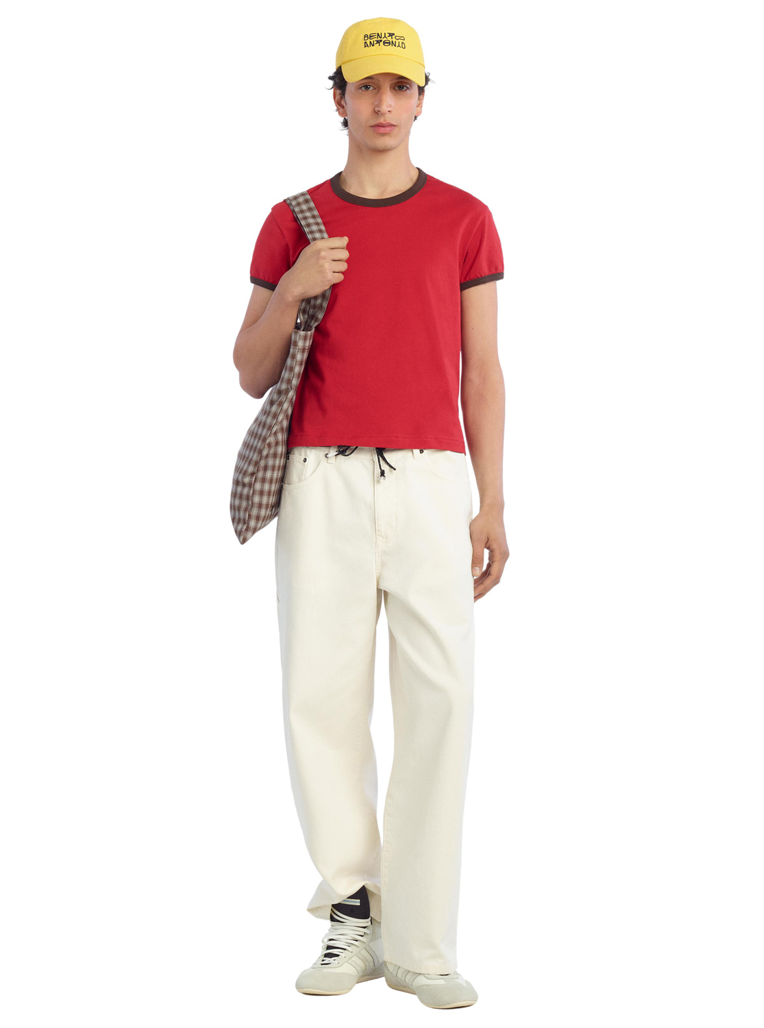 Брюки Zara Benito Antonio Collection Relaxed Fit Carpenter With Pocket, экрю