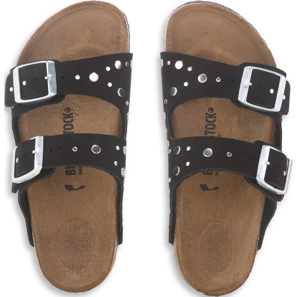 Детские сандалии Arizona с анатомической стелькой для малышей Birkenstock, Black — фото 4