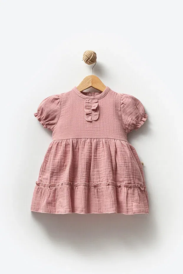 Детское платье для девочек хлопковое Bubbles, Rose Dry