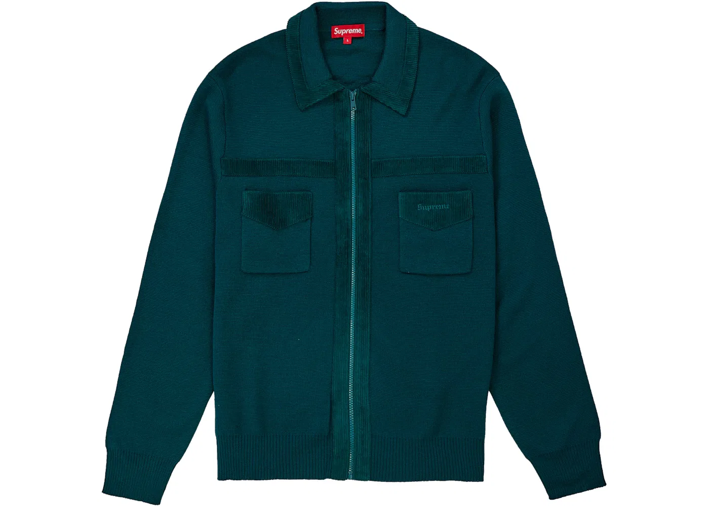 Мужской свитер с длинным рукавом Supreme, Teal