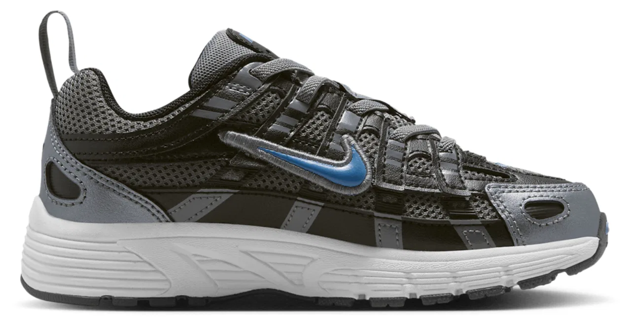 Кроссовки для мальчиков P-6000 Nike, цвет Smoke Grey/Dutch Blue/Black