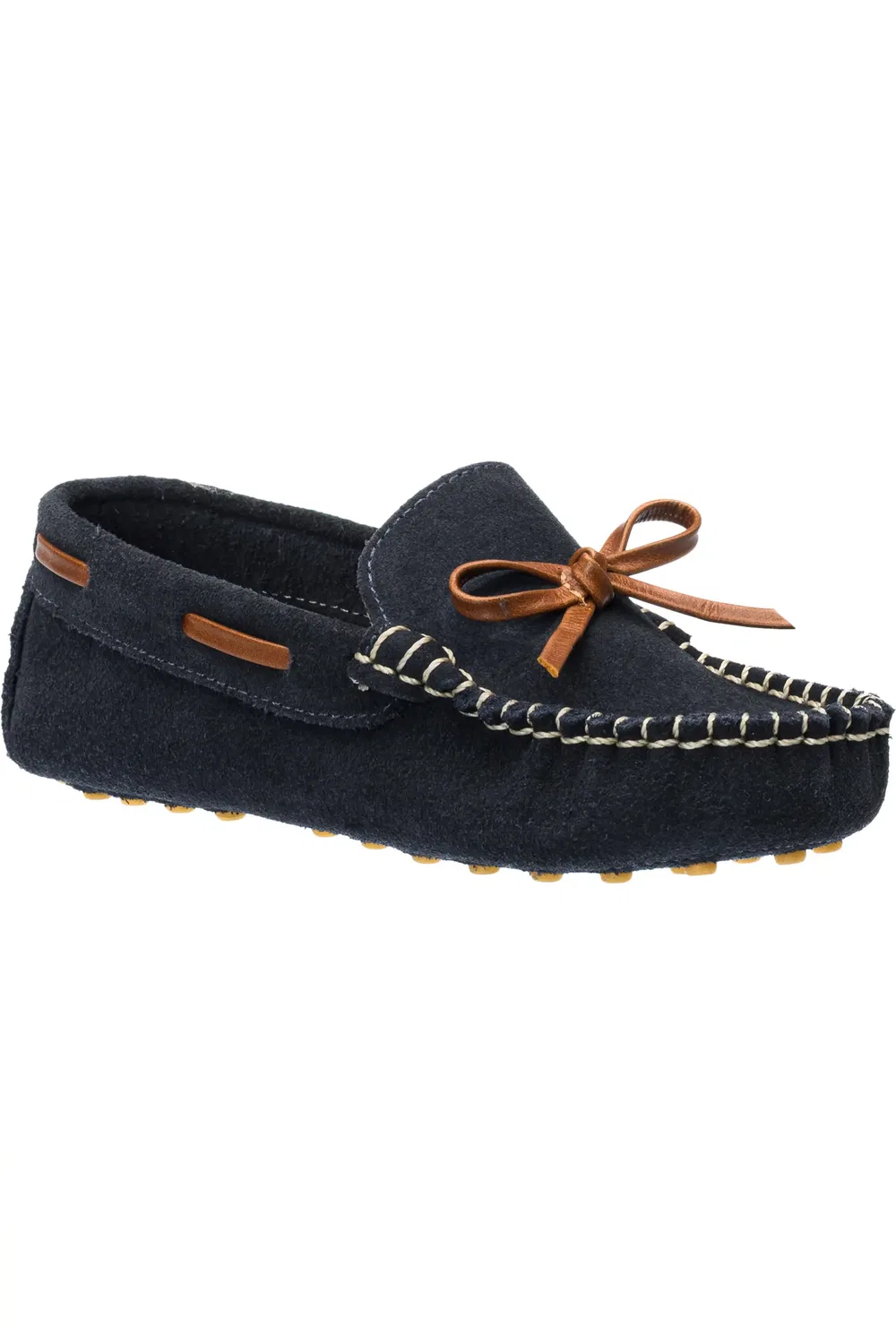 Детские туфли лоферы на мягкой подошве Driver Elephantito, Suede Blue