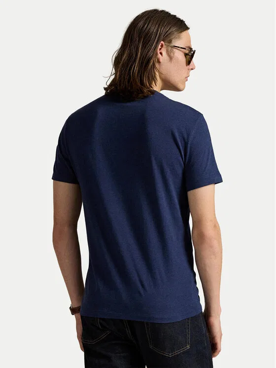 Футболка slim fit Polo Ralph Lauren, темно-синий — фото 3