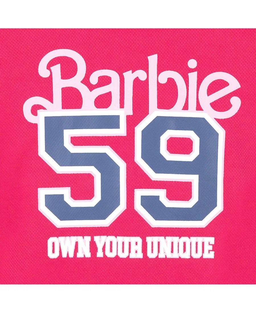 Футболка с принтом Barbie Own Your Unique Barbie, Fuchsia Purple — фото 2