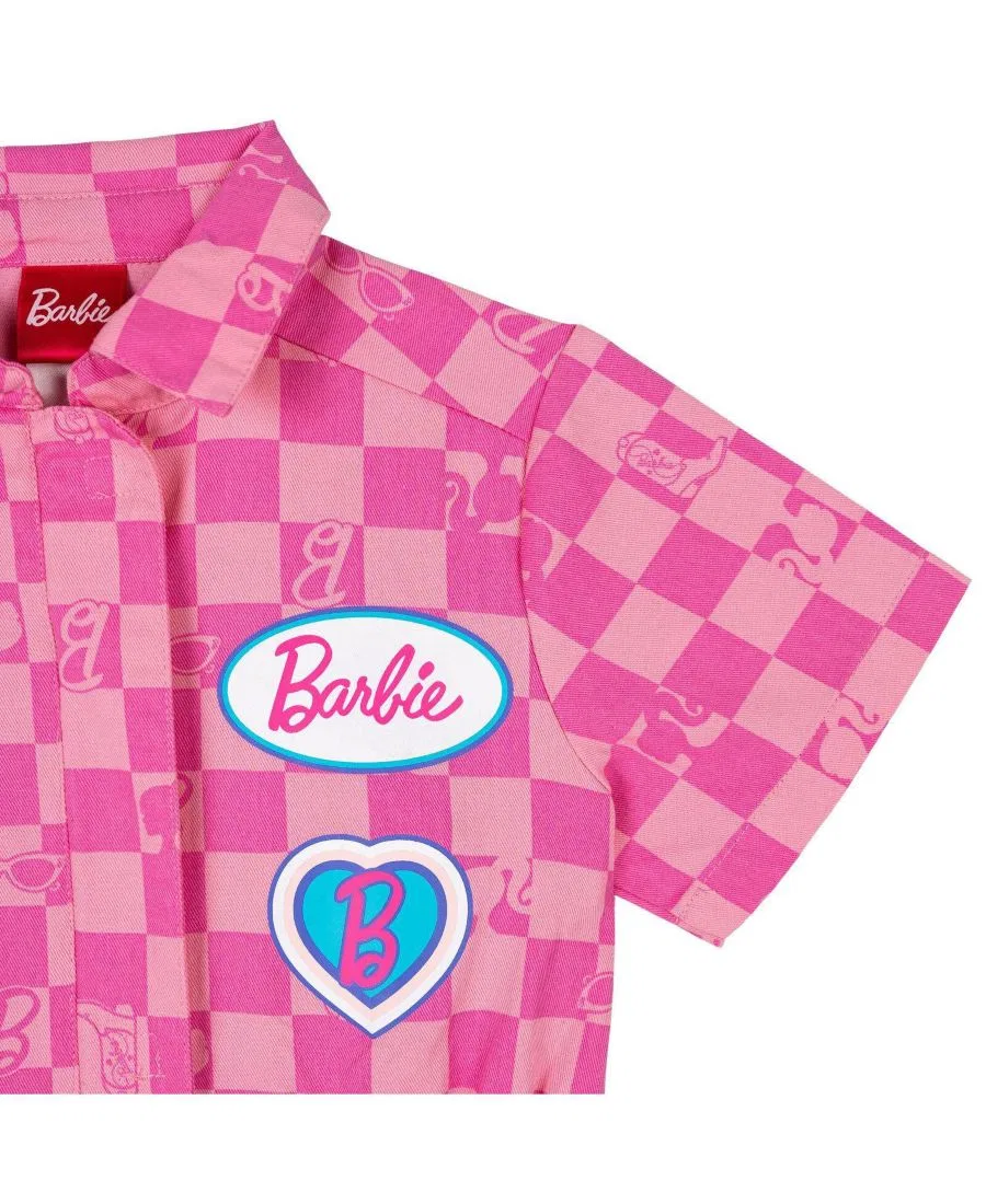 Комбинезон с принтом Barbie Pink Barbie Checker — фото 2