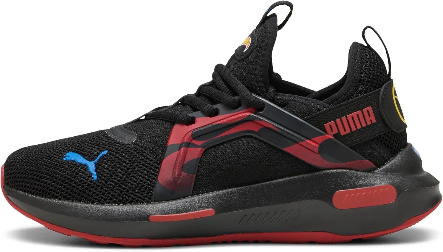 Детские кроссовки для мальчиков Softride Enzo PUMA, Puma Black-Red Fire