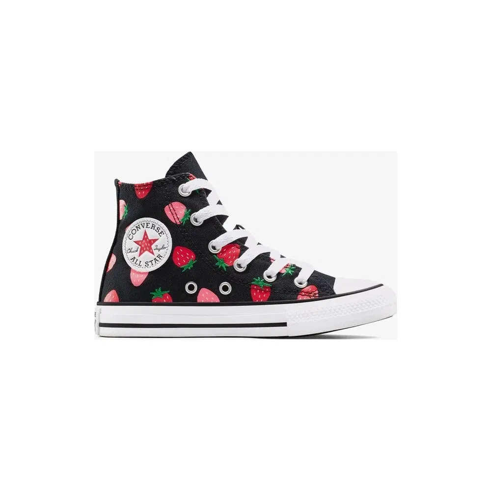 Детские кроссовки Converse Chuck Taylor All Star Strawberries, Black
