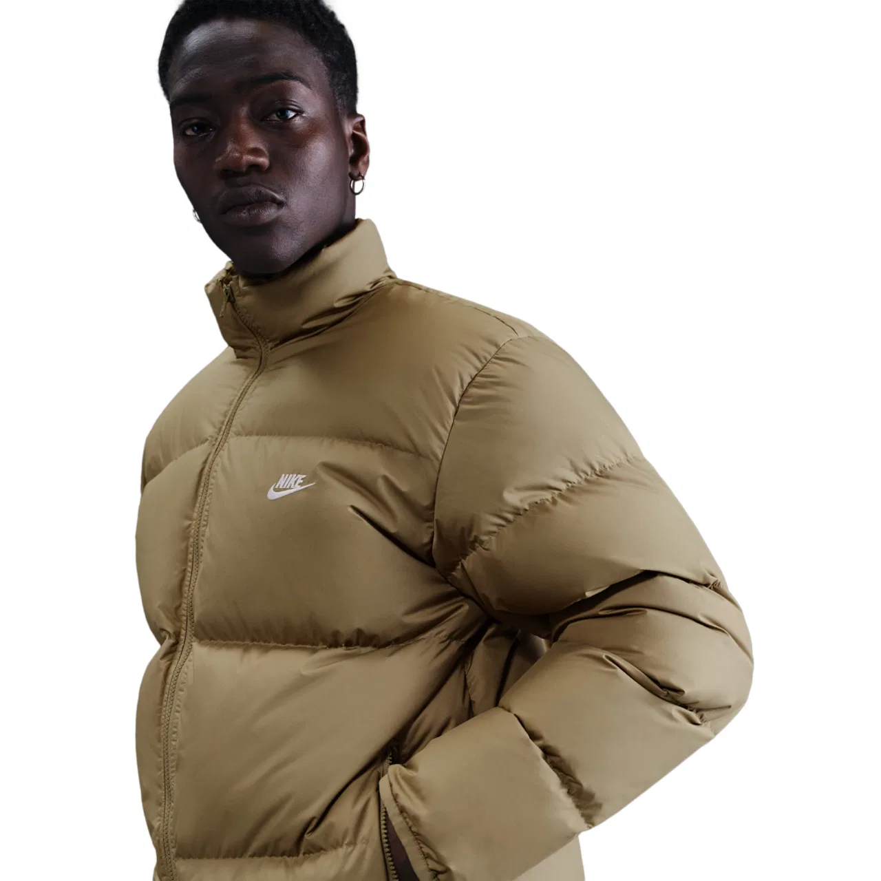 Мужская куртка-пуховик Club 550 Nike, цвет Parachute Beige/White