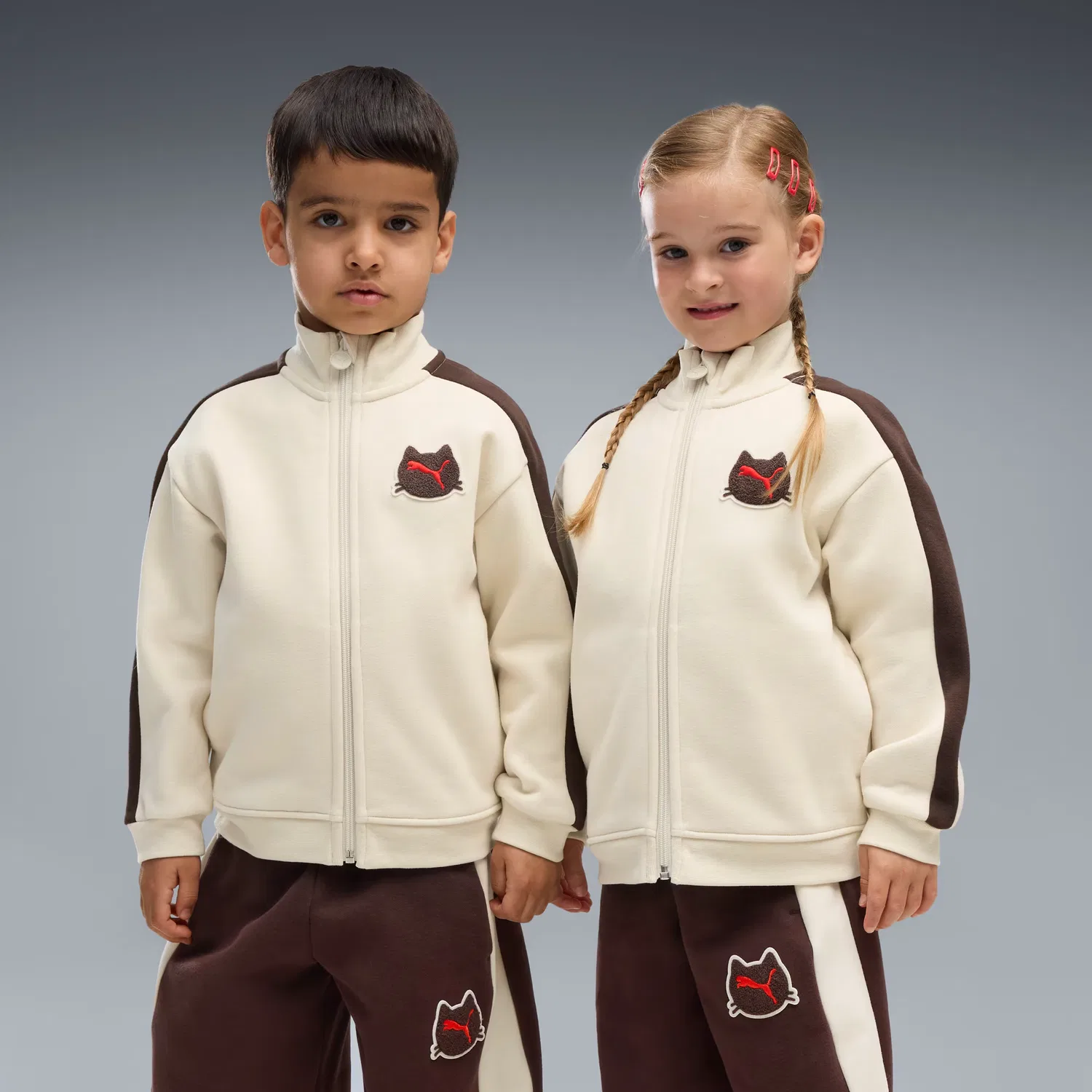 Детская свободная куртка на молнии t7 Imaginary Friend Puma, Alpine Snow