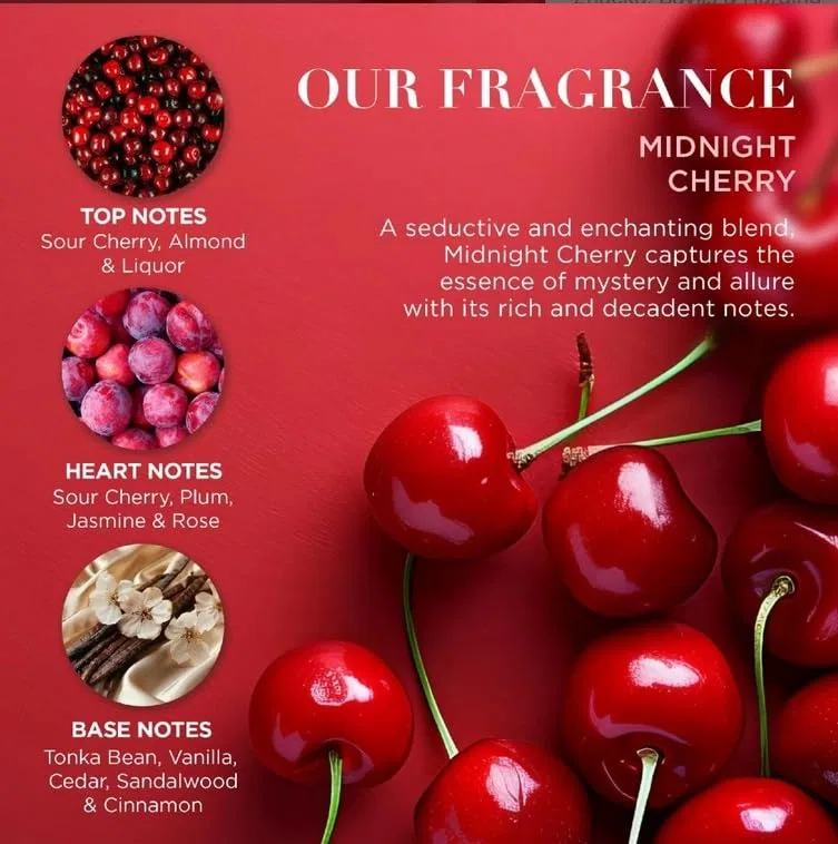 Набор средств по уходу за телом Baylis & Harding Midnight Cherry, 4 предмета — фото 3