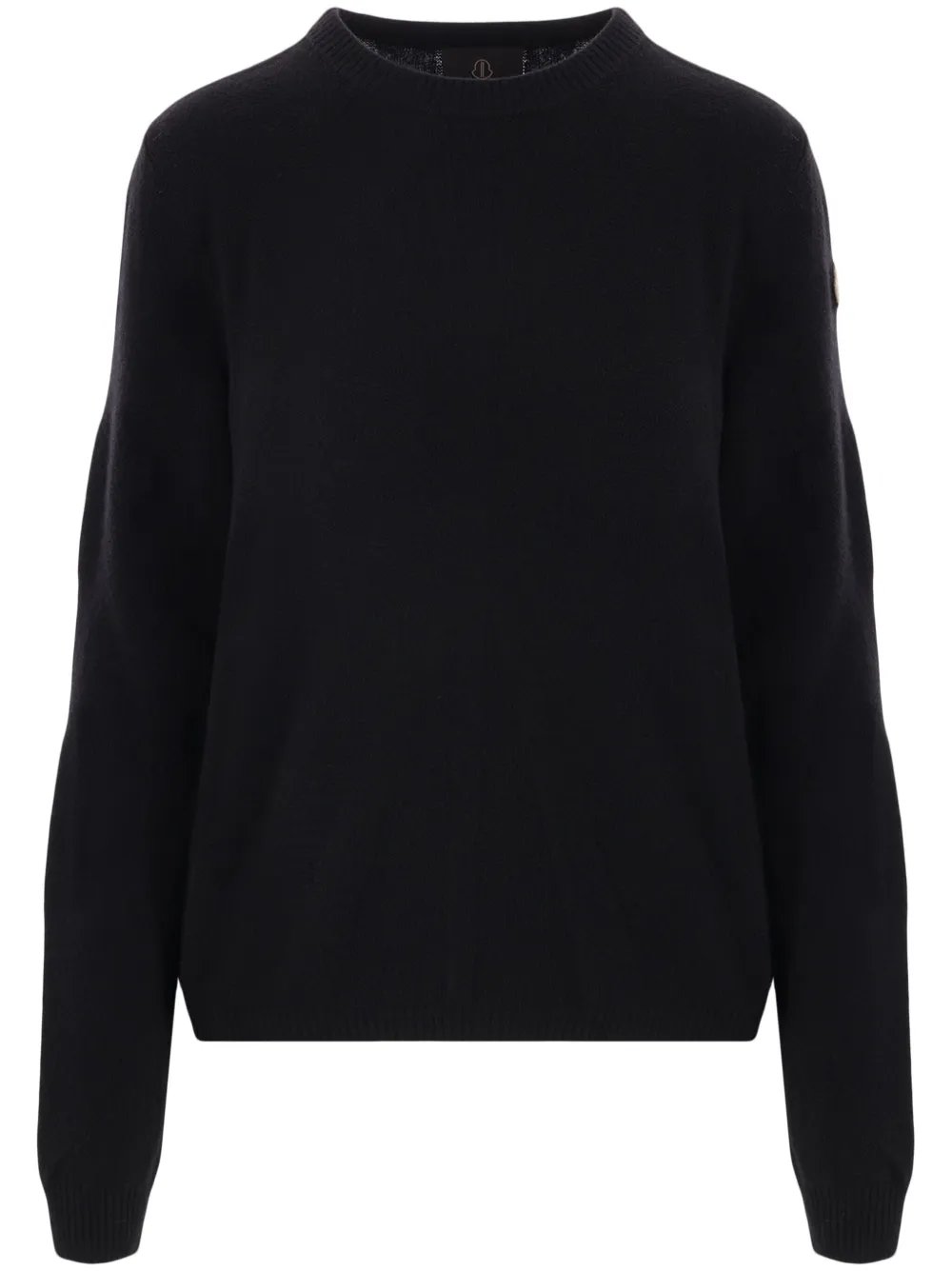 

Свитер с вышитым логотипом Moncler + Rick Owens, черный