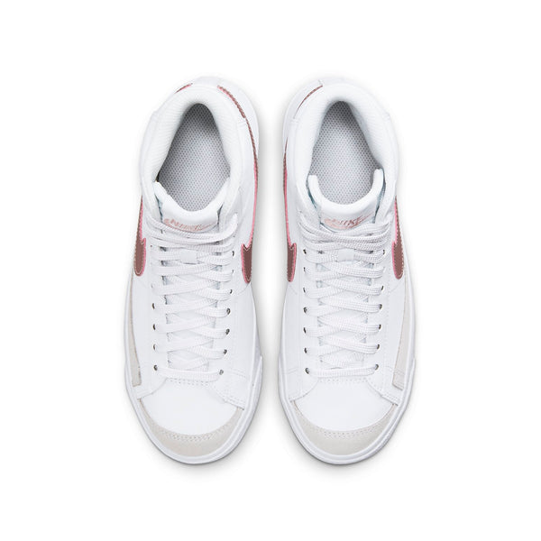 Кроссовки blazer mid '77 'white pink glaze' Nike, белый — фото 4