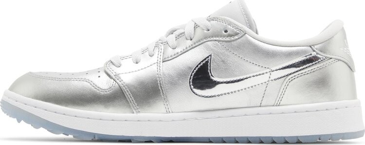 Кроссовки Air Jordan 1 Low Golf 'Gift Giving Pack', серебряный — фото 3