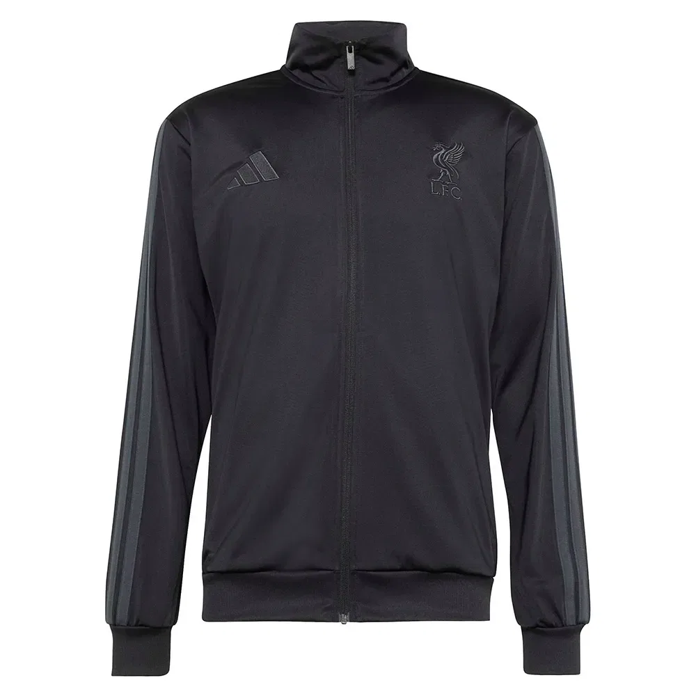 Мужской свитшот с воротником-стойкой Liverpool FC DNA Adidas, Black — фото 3