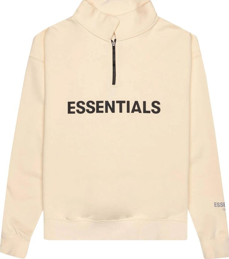 

Толстовка Fear of God Essentials Mockneck Half Zip 'Buttercream', кремовый, Бежевый, Толстовка Fear of God Essentials Mockneck Half Zip 'Buttercream', кремовый