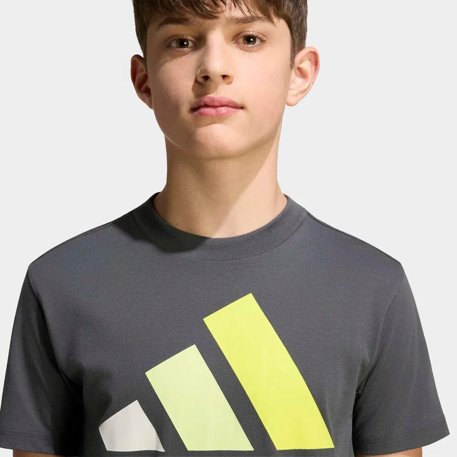 Спортивная футболка ADIDAS SPORTSWEAR Performance Shirt в цвете графитовый, светло-серый — фото 4