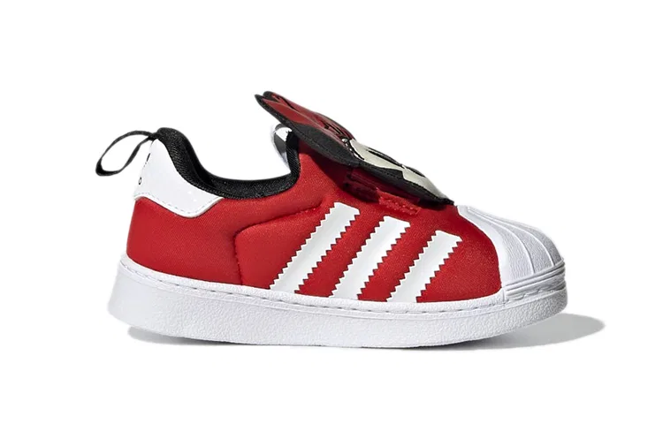 Детские кроссовки для малышей с принтом Disney Slip Resistant Adidas Originals, Black — фото 2