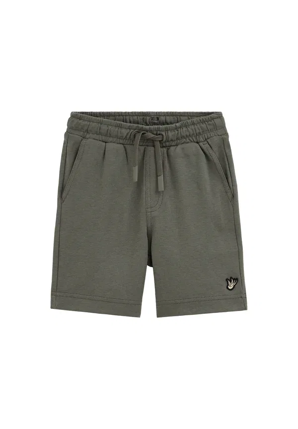 Брюки хлопковые Tracksuit bottoms We Fashion, Greyish Green, зеленый — фото 4