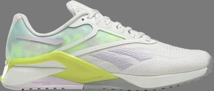 

Кроссовки wmns nano x2 'chalk quartz glow' Reebok, белый