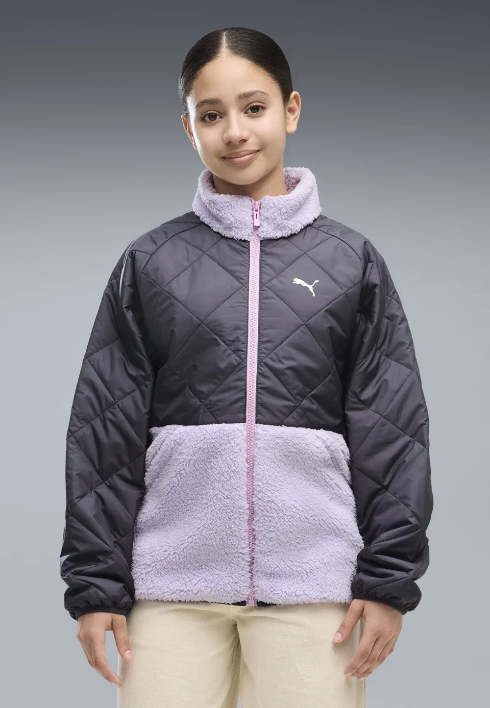 Стеганая куртка из искусственного меха унисекс - зимняя куртка Puma, Inky Depths — фото 2