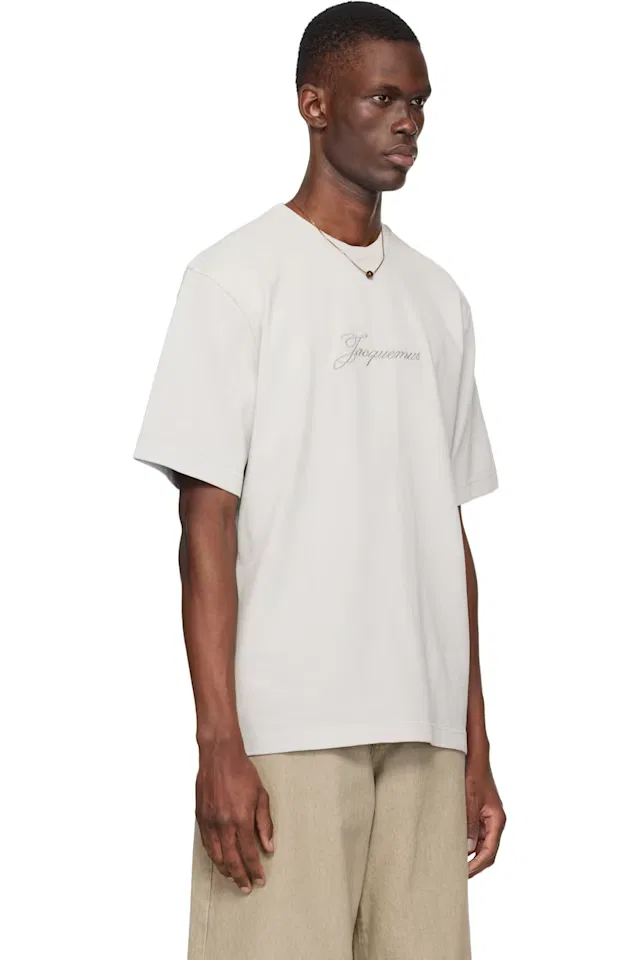 Бежевая футболка the pigmento Jacquemus — фото 2