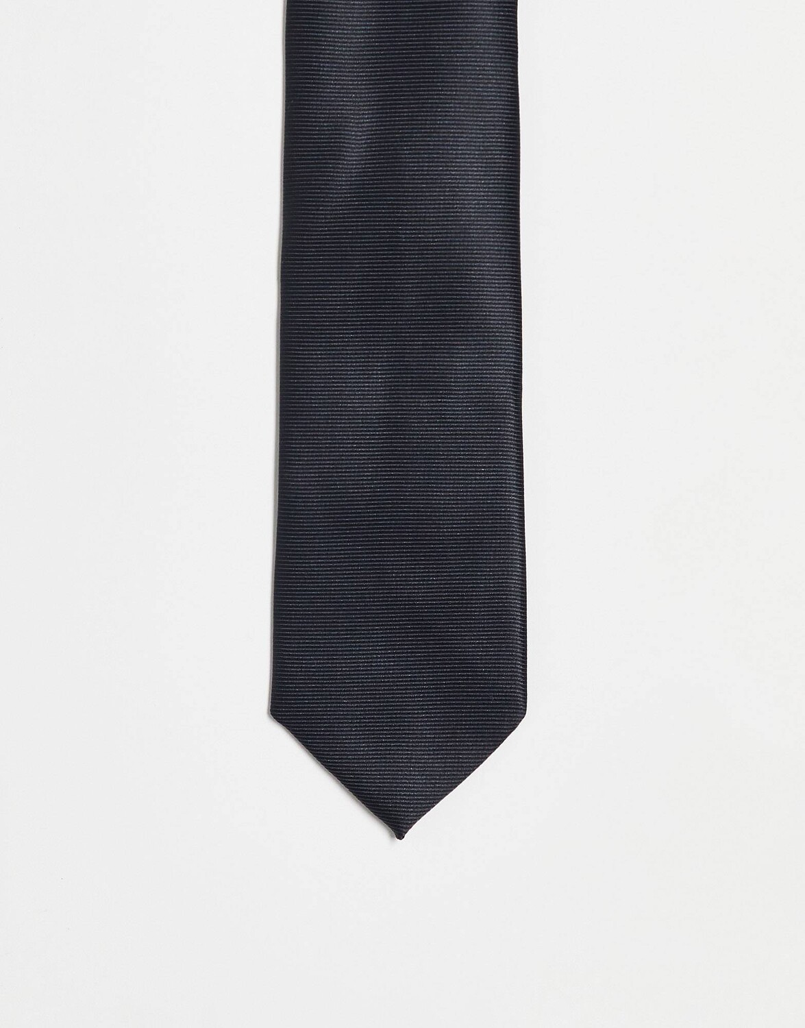 

Черный узкий галстук ASOS DESIGN