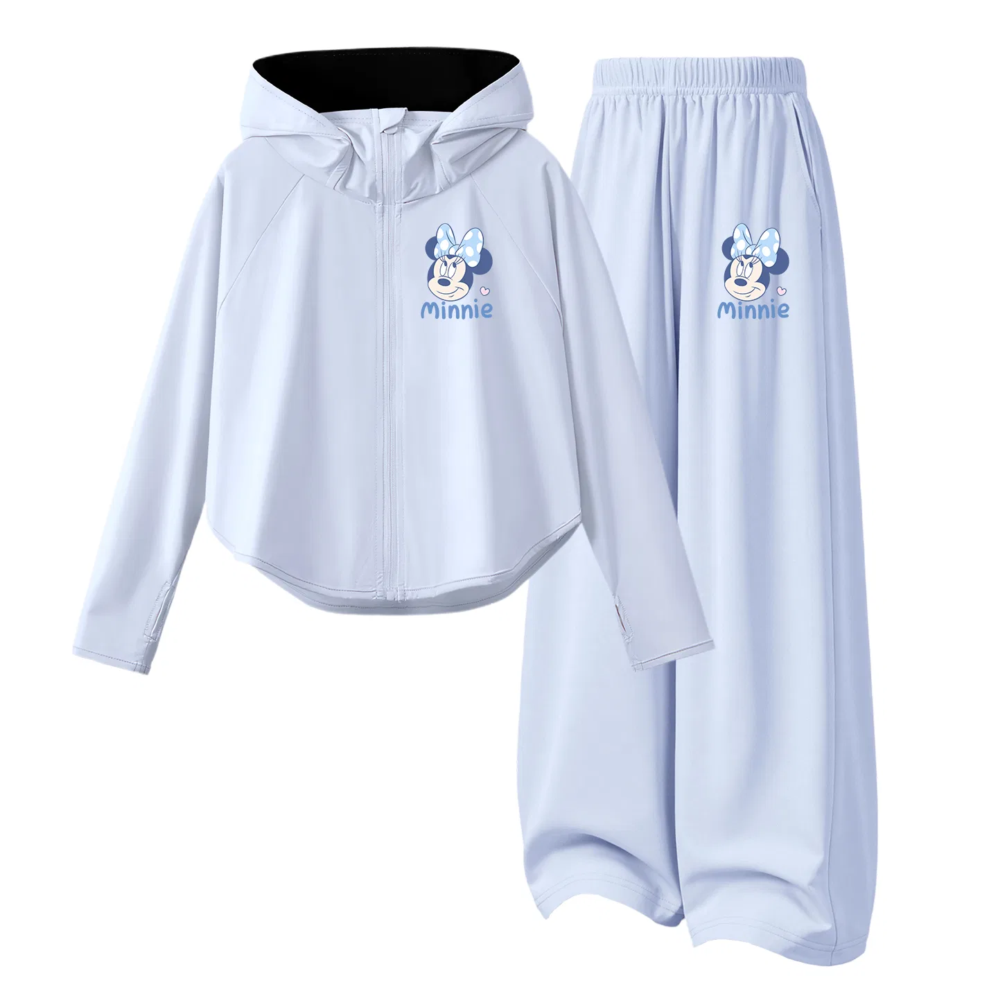 Спортивный костюм с капюшоном, тонкий, стрейч, Disney, Dream Purple — фото 3