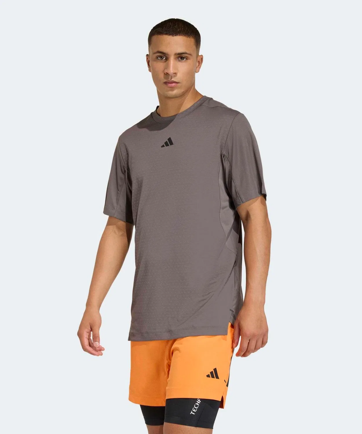 Мужская футболка с коротким рукавом Adidas D4T PrimeLift Три Стрипы, Grey